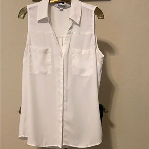 Express sleeveless slim fit portofino L